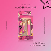 Load image into Gallery viewer, Almost Famous &quot;Clip It&quot; Rose Gold Nail Clipper Duo
