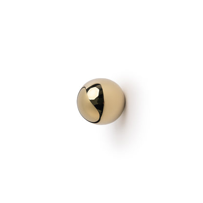 Brass Round Cabinet Knob | Brushed or Glossy | Home Improvement