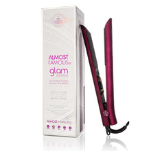 Load image into Gallery viewer, Almost Famous 1.25&quot; Glam Series Flat Iron with Luxe Gem Infused Plates
