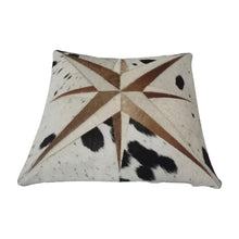 Load image into Gallery viewer, Cowhide Leather Bianca Cushion Cover
