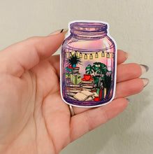 Load image into Gallery viewer, Books-World Jar Sticker/Magnet
