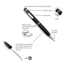 Load image into Gallery viewer, 1080P Mini Hidden Camera Portable Pocket Pen Spy Camera | Electronics
