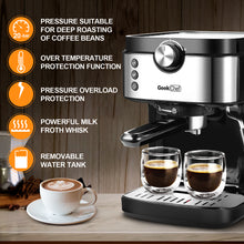 Load image into Gallery viewer, Espresso Machine 20 Bar Coffee Maker Machine | Kitchen
