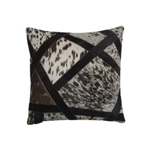 Load image into Gallery viewer, Cowhide Leather Cotton Seed Cushion Cover
