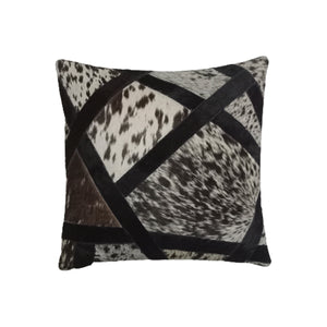 Cowhide Leather Cotton Seed Cushion Cover