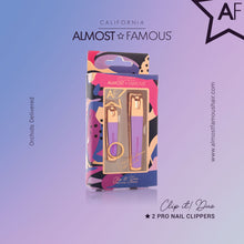 Load image into Gallery viewer, Almost Famous &quot;Clip It&quot; Rose Gold Nail Clipper Duo
