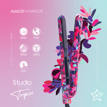 Load image into Gallery viewer, Almost Famous 1.25&quot; Tropico Studio Flat Iron with Waterprint Design
