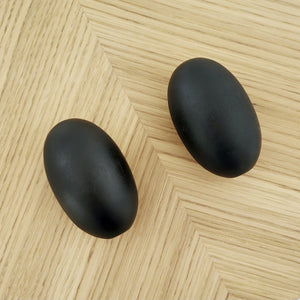 Cabinet knob OVAL | black