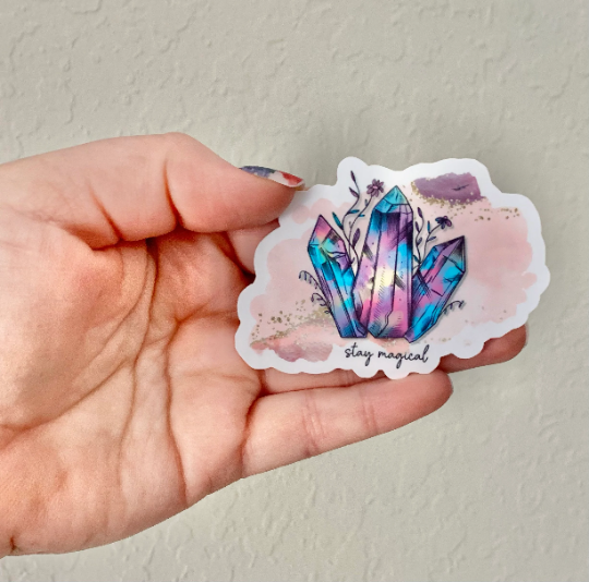 Crystals Sticker/Magnet