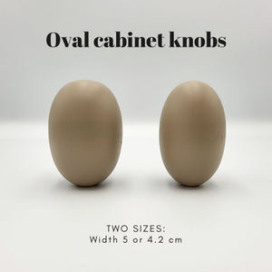 Cabinet knob OVAL | beige