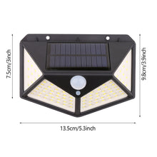 Load image into Gallery viewer, 100 LED Human Body Induction Light Solar Wall Light | Outdoor Living
