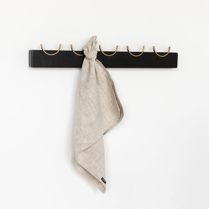 Coat rack DEER | black painted oak wood