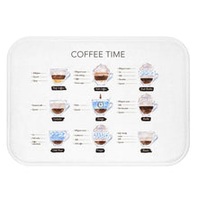 Load image into Gallery viewer, Coffee Time Drinks Bath Mat Home Accents
