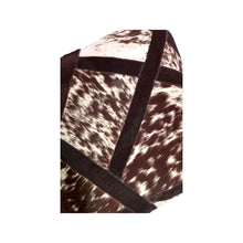 Load image into Gallery viewer, Cowhide Leather Cotton Seed Cushion Cover
