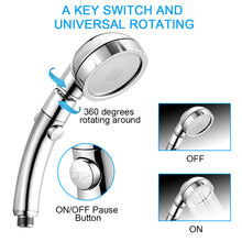 Load image into Gallery viewer, Adjustable Water Saving Shower Head Three Mode
