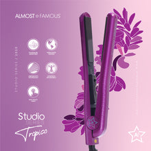 Load image into Gallery viewer, Almost Famous 1.25&quot; Tropico Studio Flat Iron with Waterprint Design
