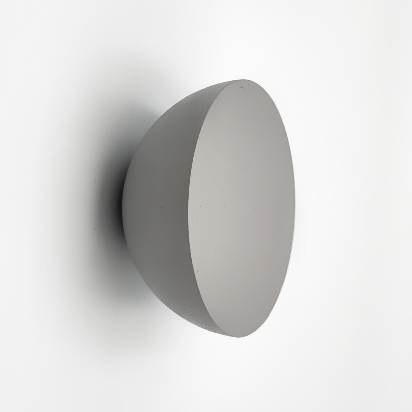 Cabinet knob ROUND FLAT | grey