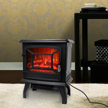 Load image into Gallery viewer, 17 inch 1400w Electric Freestanding Fireplace | Home Improvement
