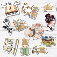 Load image into Gallery viewer, Girl With Book Sticker/Magnet
