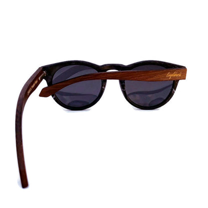 Granite Colored Frame, Bamboo Sunglasses, Polarized with Wood Case