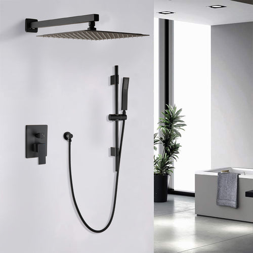 12" Rain Shower Head Systems Wall Mounted Shower | Home Improvement