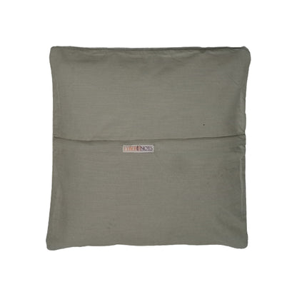 Embroidered Woolen Quick Sand Cushion Cover