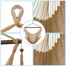 Load image into Gallery viewer, Caribbean Large Hammock Chair Swing Seat Hanging Chair
