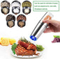 Battery Powered Stainless Silver Automatic Salt or Pepper Grinder | Kitchen