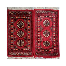 Load image into Gallery viewer, Handknotted Bokhara Brick Red Wool Mat
