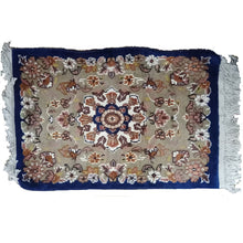 Load image into Gallery viewer, Persian Bokhara Handmade Navy Woolen Rug
