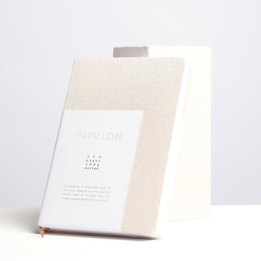 Papillon - Linen Hardcover Notebook