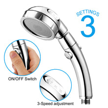 Load image into Gallery viewer, Adjustable Water Saving Shower Head Three Mode
