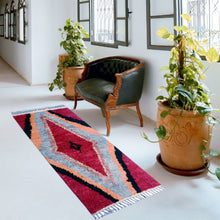 Load image into Gallery viewer, Berber Cornell Red Fluffy Soft Rug
