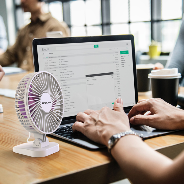 3 Speeds Mini Portable USB Desk Fan | Office