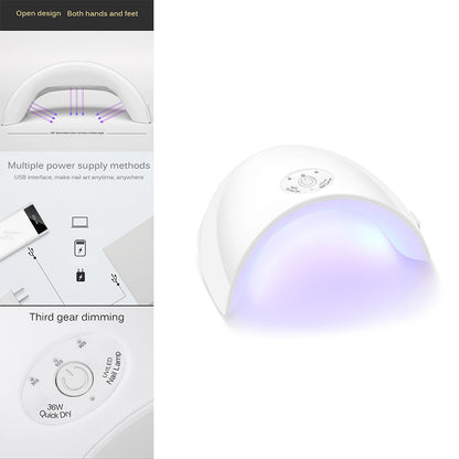 36W LED Automatic Sensing Nail Polish Dryer Lamp | Pharmay