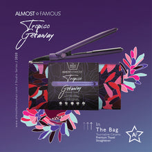 Load image into Gallery viewer, Almost Famous 0.5&quot; Tropico Getaway Mini Travel Flat Iron+Designer Bag

