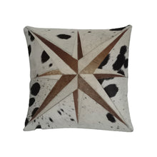 Load image into Gallery viewer, Cowhide Leather Bianca Cushion Cover
