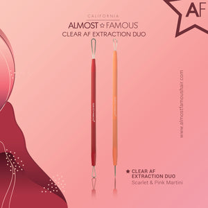 Almost Famous Beauty Clear AF Extraction Duo 2-pack blemish tool