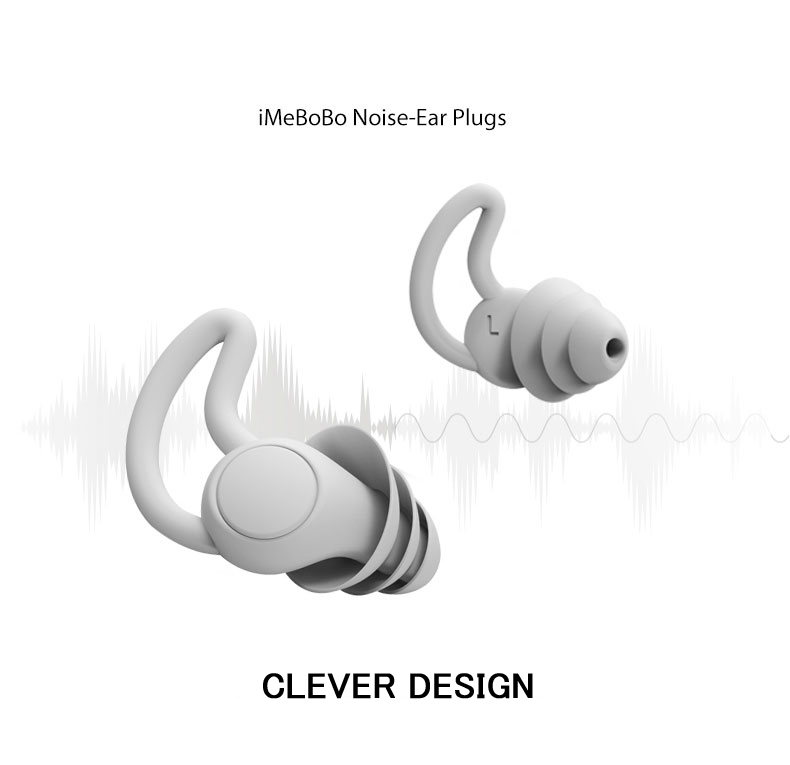 Silicone Sleeping Ear Plugs Sound Insulation Ear Protection Earplugs