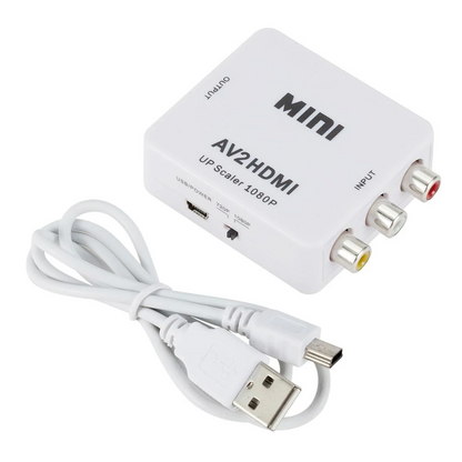 AV To HDMI-compatible Switch Box AV2HDMI Converter