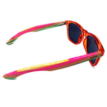 Load image into Gallery viewer, Juicy Fruit Multi-Colored Bamboo Polarized Sunglasses, Handcrafted
