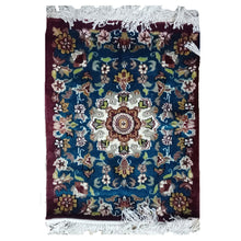 Load image into Gallery viewer, Persian Bokhara Handmade Prussian Blue Woolen Rug
