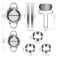 Load image into Gallery viewer, Dumpling maker stainless steel dumpling mold set
