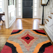 Load image into Gallery viewer, Berber Cornell Red Fluffy Soft Rug
