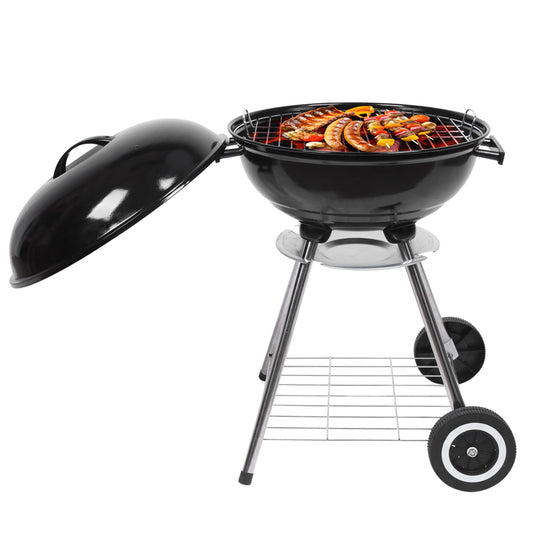 18 Inch Apple Charcoal Stove BBQ Grill For Outdoor Cooking | Outdoor Living