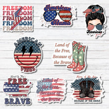 Load image into Gallery viewer, Black Boots- 4th of July Sticker/Magnet
