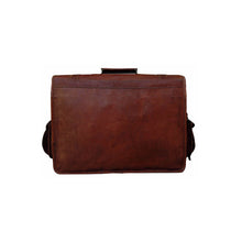 Load image into Gallery viewer, Brown Leather Crossbody Bag For School.
