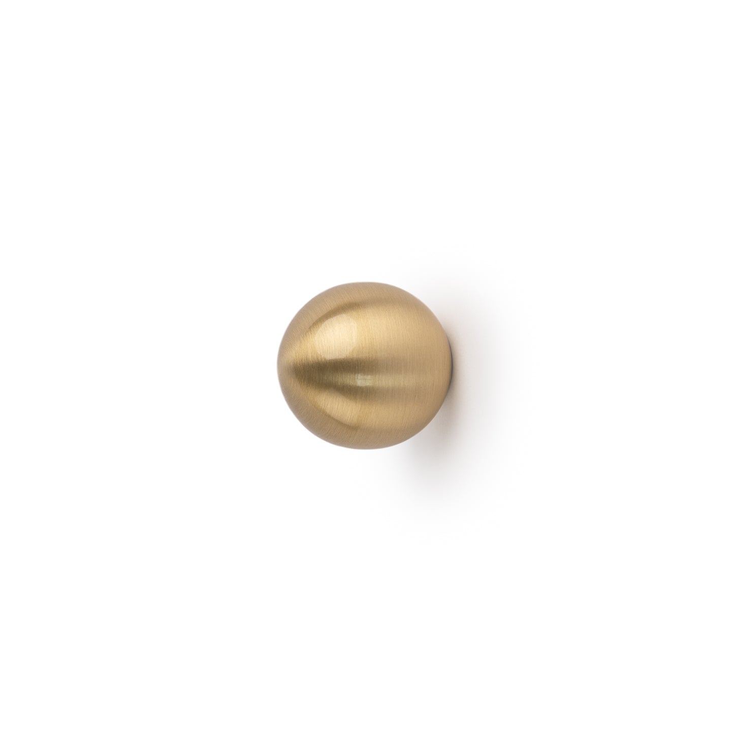 Brass Round Cabinet Knob | Brushed or Glossy | Home Improvement