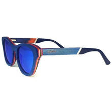 Load image into Gallery viewer, Beach Bound Skateboard Wood and Acetate Sunglasses, Polarized
