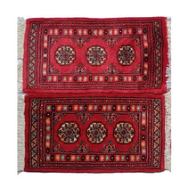 Load image into Gallery viewer, Handknotted Bokhara Brick Red Wool Mat
